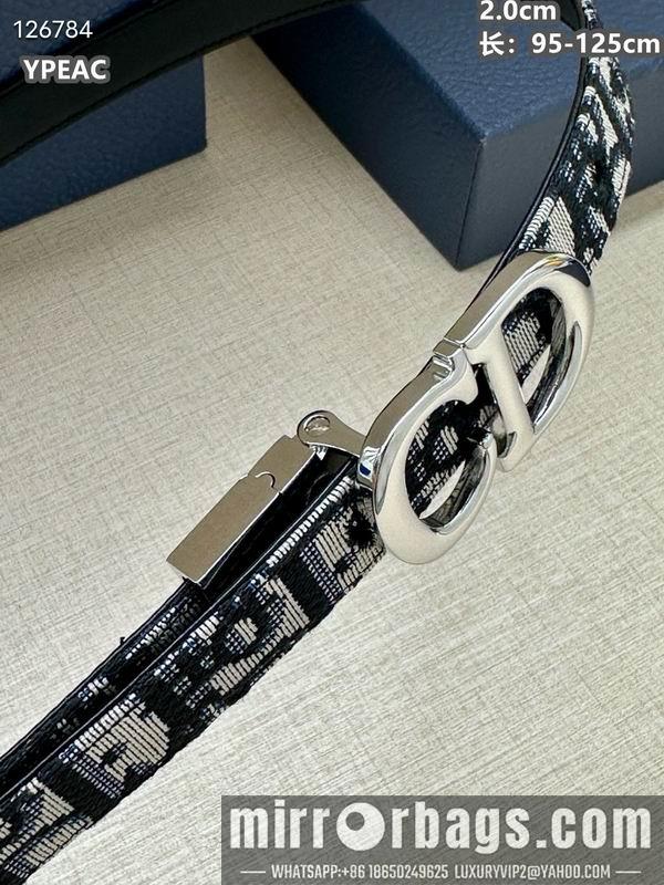 Dior belt 20mmX95-125cm 8L22