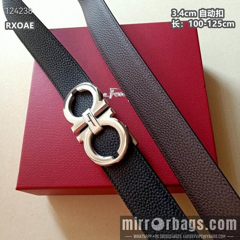 Ferragamo belt 34mmX100-125cm 8L08