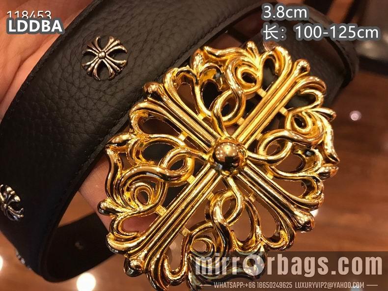 Chrome Hearts belt 38mmX100-125cm 8L05