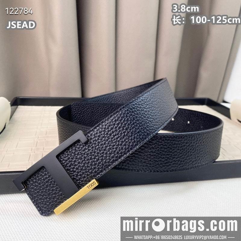 Tod's belt 38mmX100-125cm 8L01