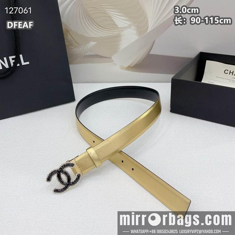 Chanel belt 30mmX90-115cm 8L36