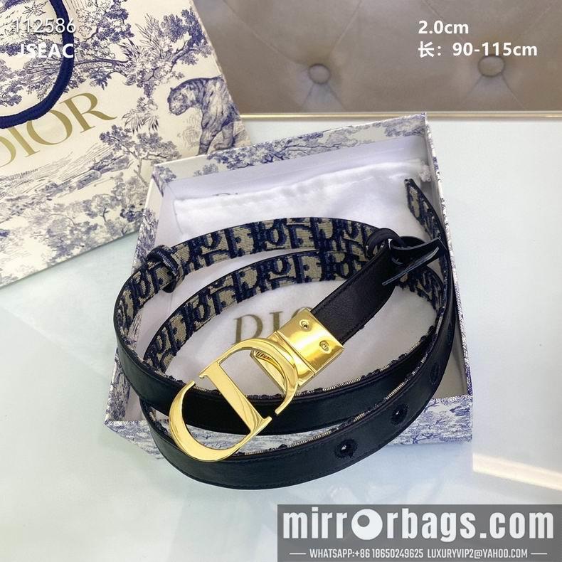 Dior Belt 20mmX90-115cm 8L06