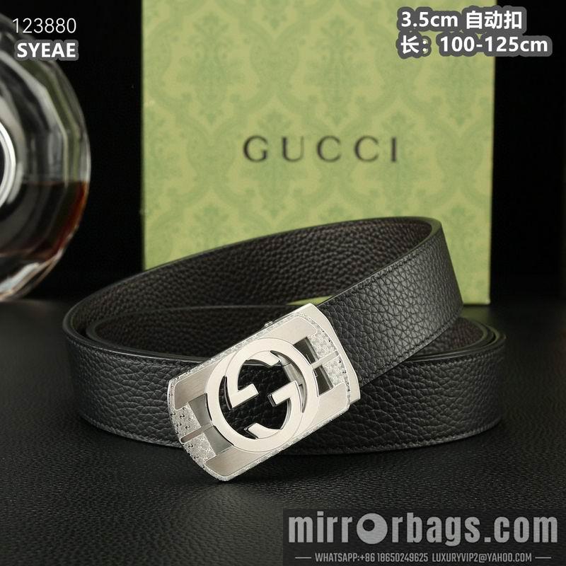 Gucci belt 35mmX100-125cm 8L37