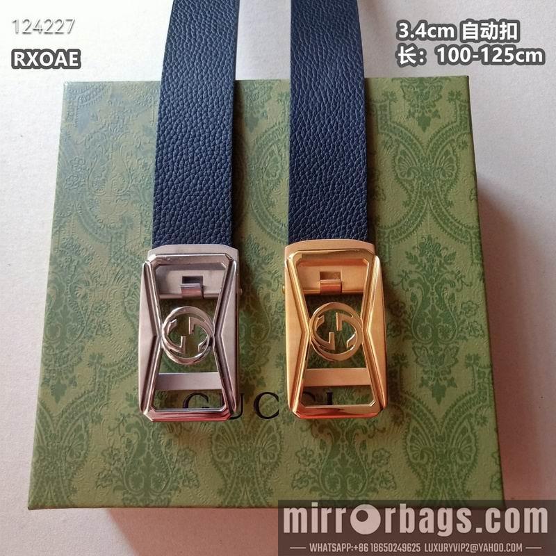Gucci belt 34mmX100-125cm 8L20