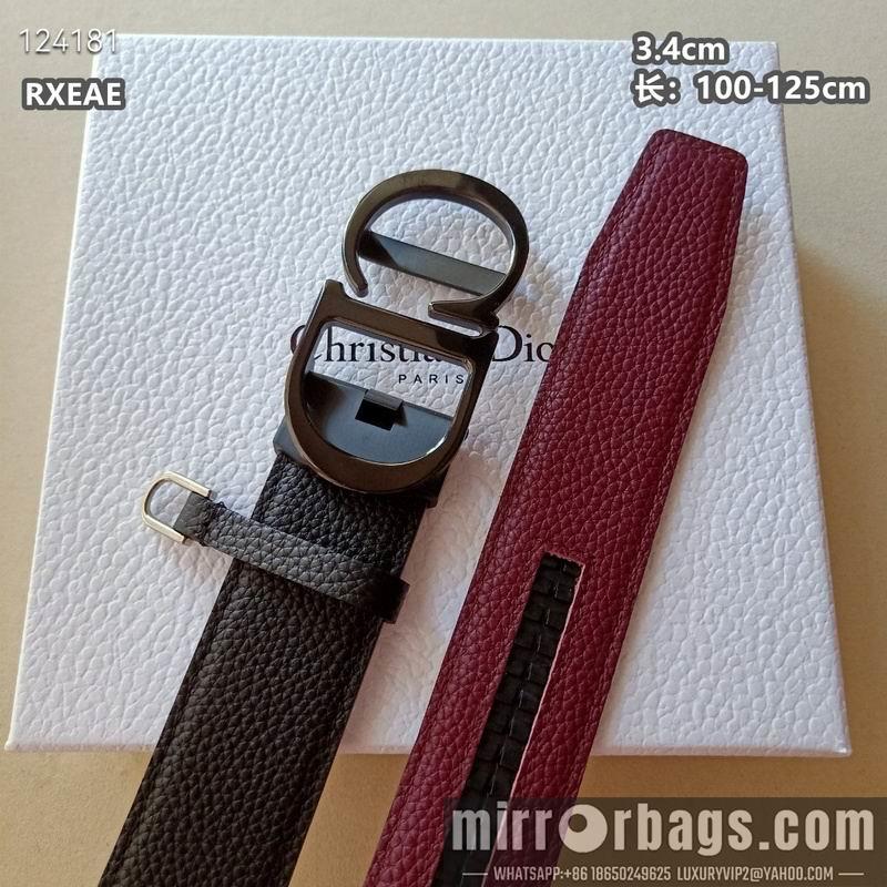 Dior belt 34mmX100-125cm 8L04