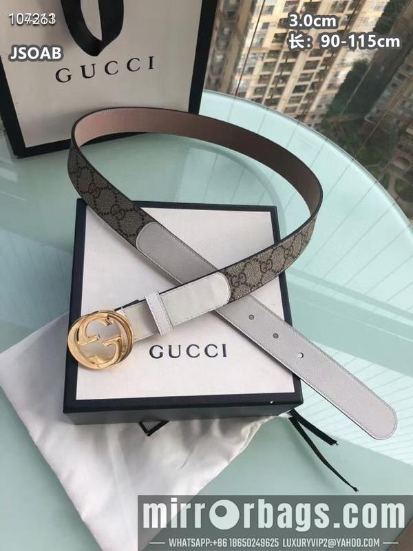 Gucci belt 30mmX90-115cm 8L03