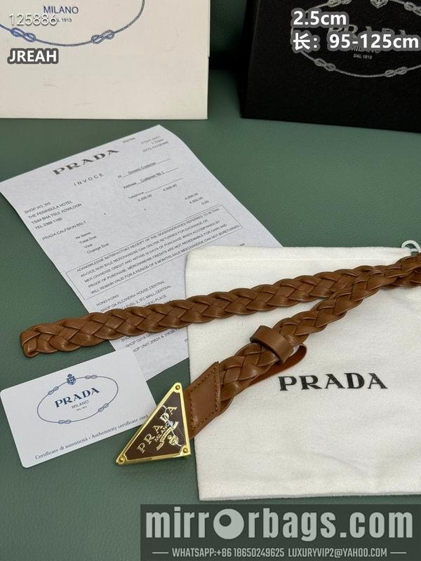 Prada belt 25mmX95-125cm 8L01