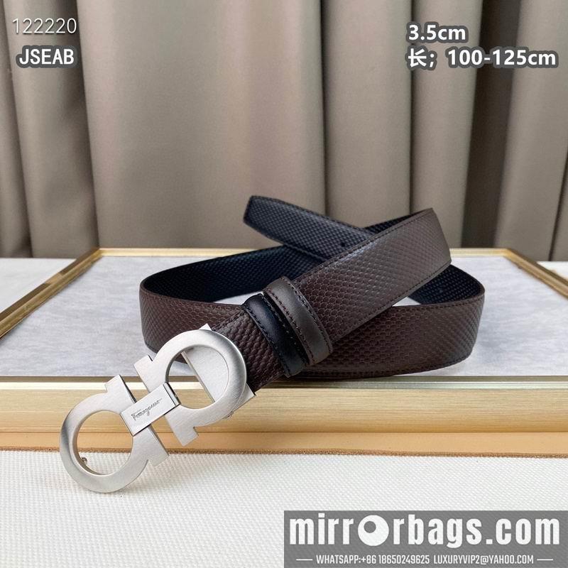 Ferragamo belt 35mmX100-125cm 8L79