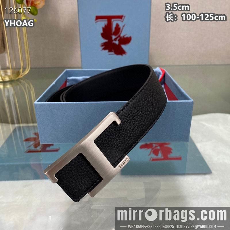 Tod's belt 35mmX100-125cm 8L07