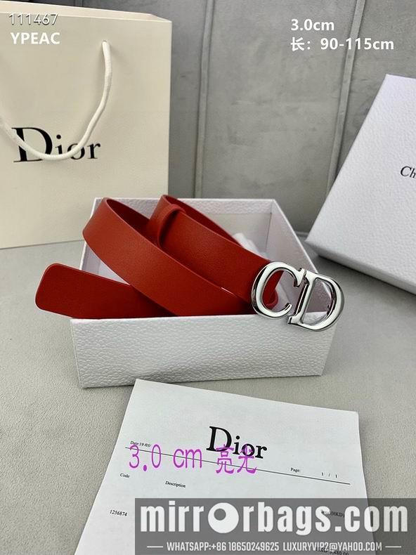 Dior Belt 30mmX90-115cm 8L07