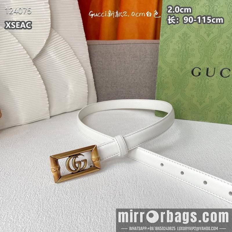 Gucci belt 20mmX90-115cm 8L19