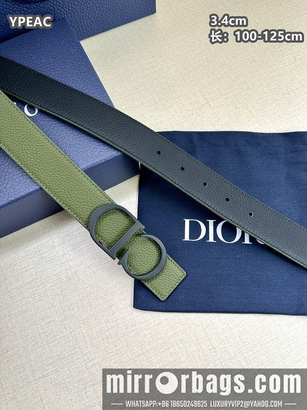 Dior belt 34mmX100-125cm 8L07