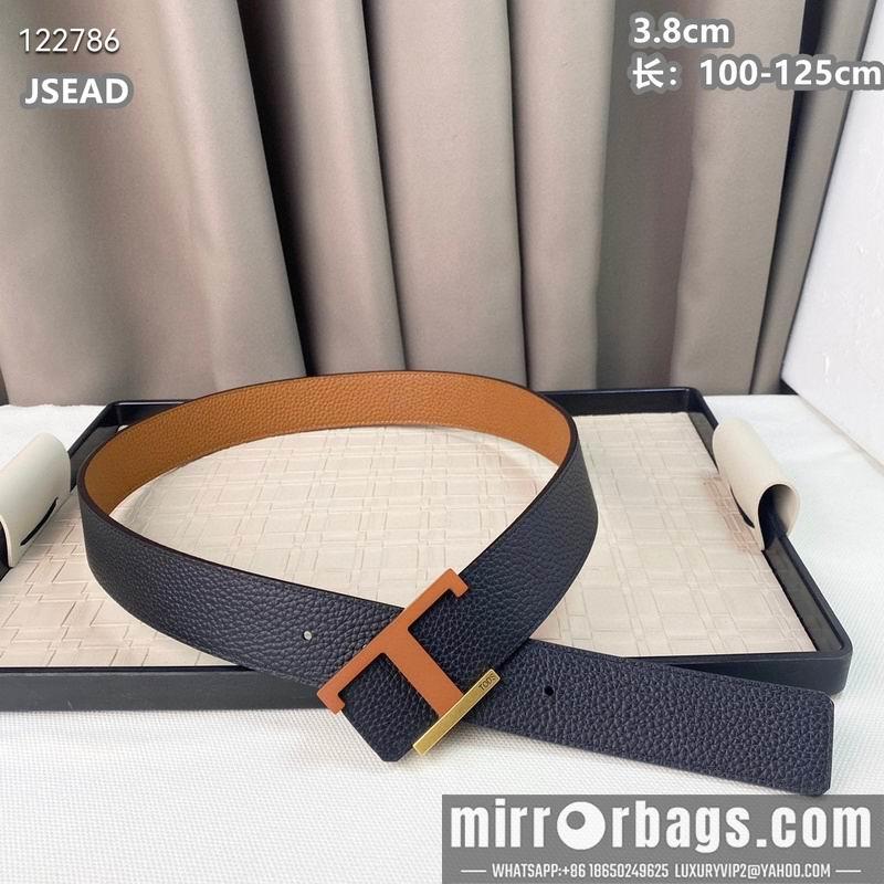 Tod's belt 38mmX100-125cm 8L01