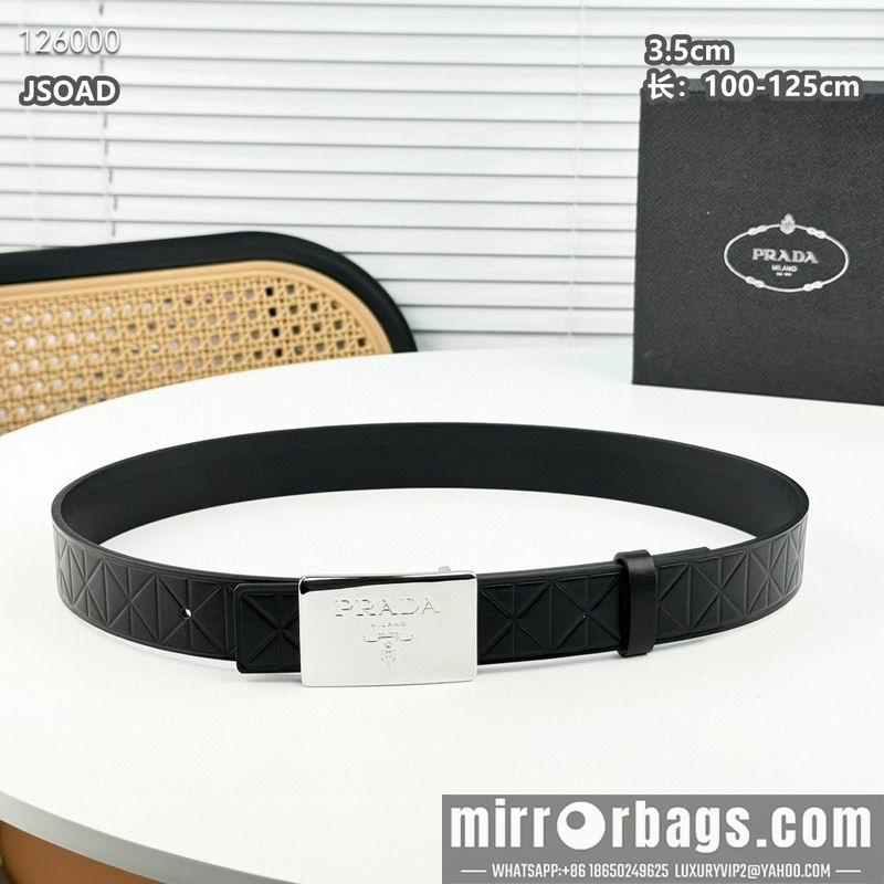 Prada belt 35mmX100-125cm 8L37