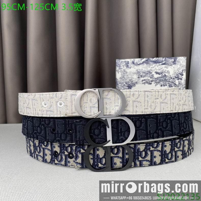 Dior belt 35mmX95-125cm 7D05