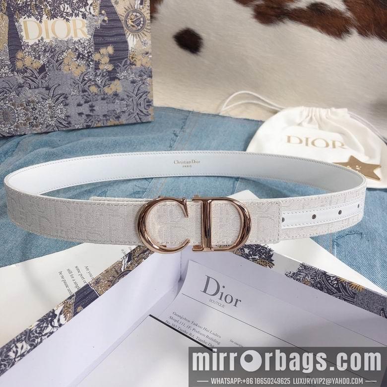 Dior Belt 30mmX95-110cm 7d08