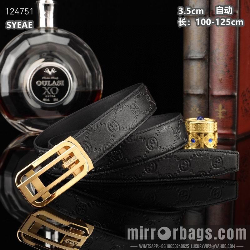 Gucci belt 35mmX100-125cm 8L26