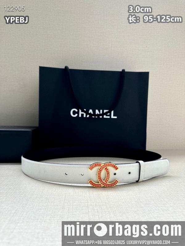 Chanel belt 30mmX95-125cm 8L26