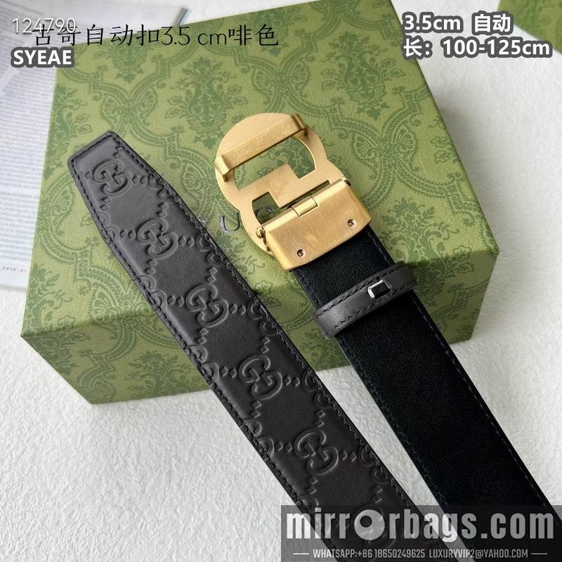 Gucci belt 35mmX100-125cm 8L18