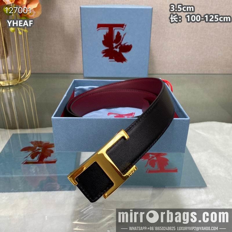 TOD's belt 35mmX100-125cm 8L10