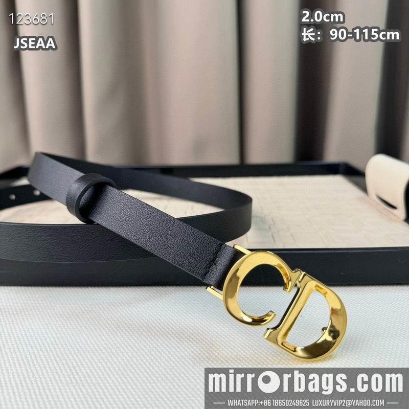 Dior belt 20mmX90-115cm 8L19