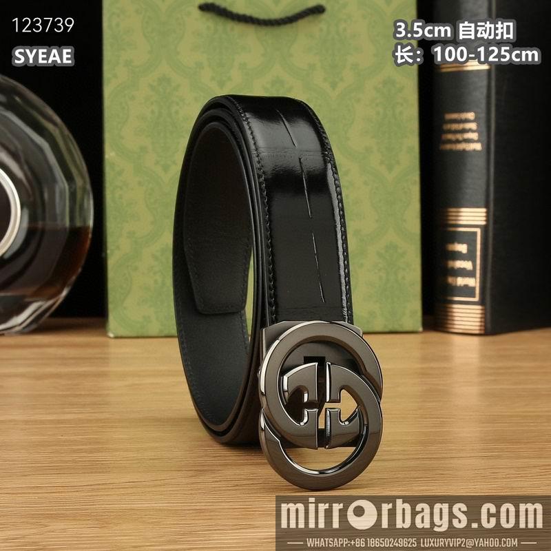Gucci belt 35mmX100-125cm 8L59