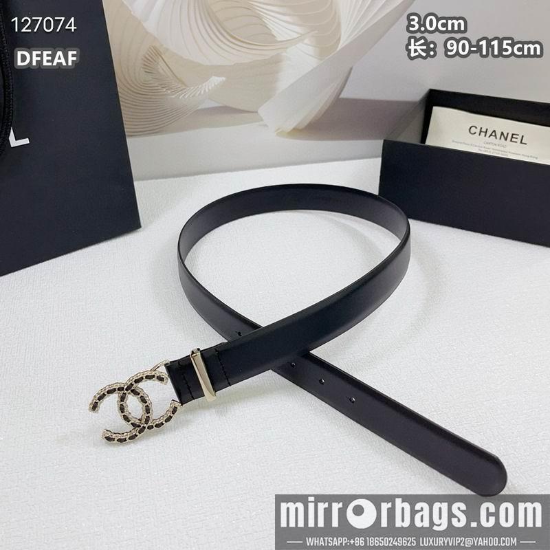 Chanel belt 30mmX90-115cm 8L37