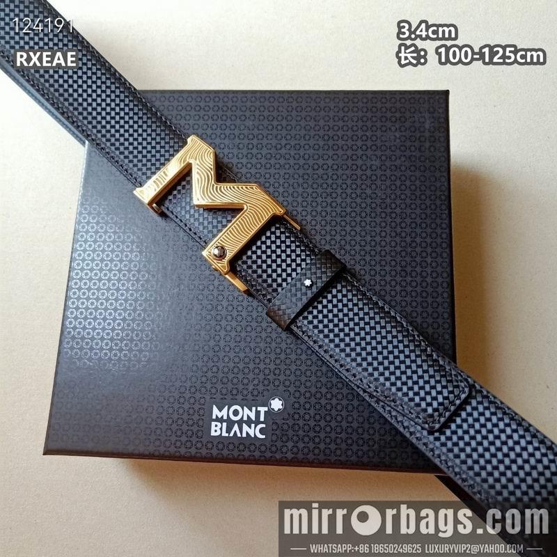 Montlanc belt 34mmX100-125cm 8L17