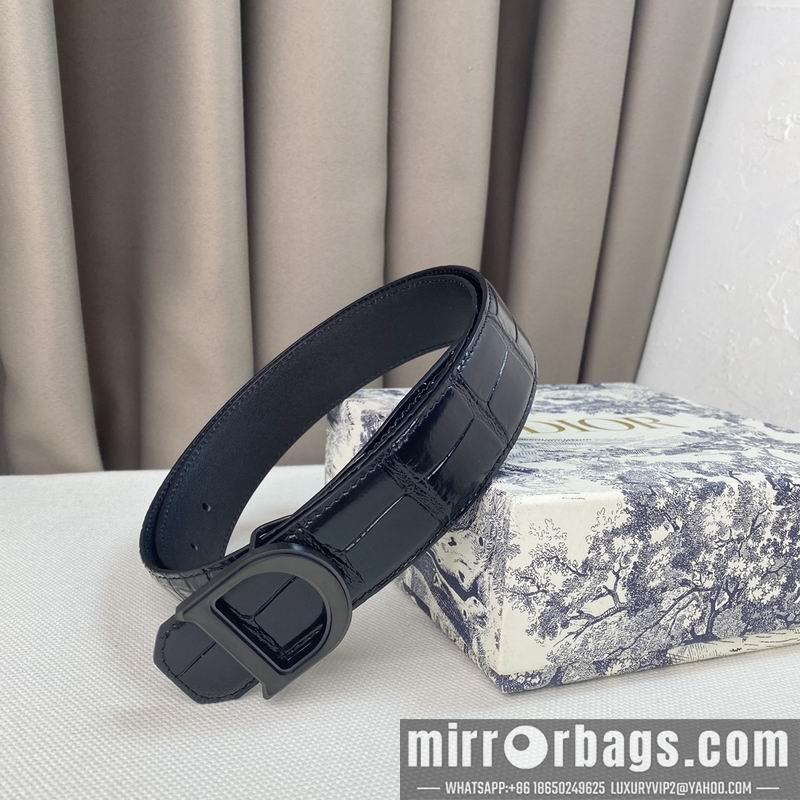 Dior belt 35mmX95-125cm 7D19