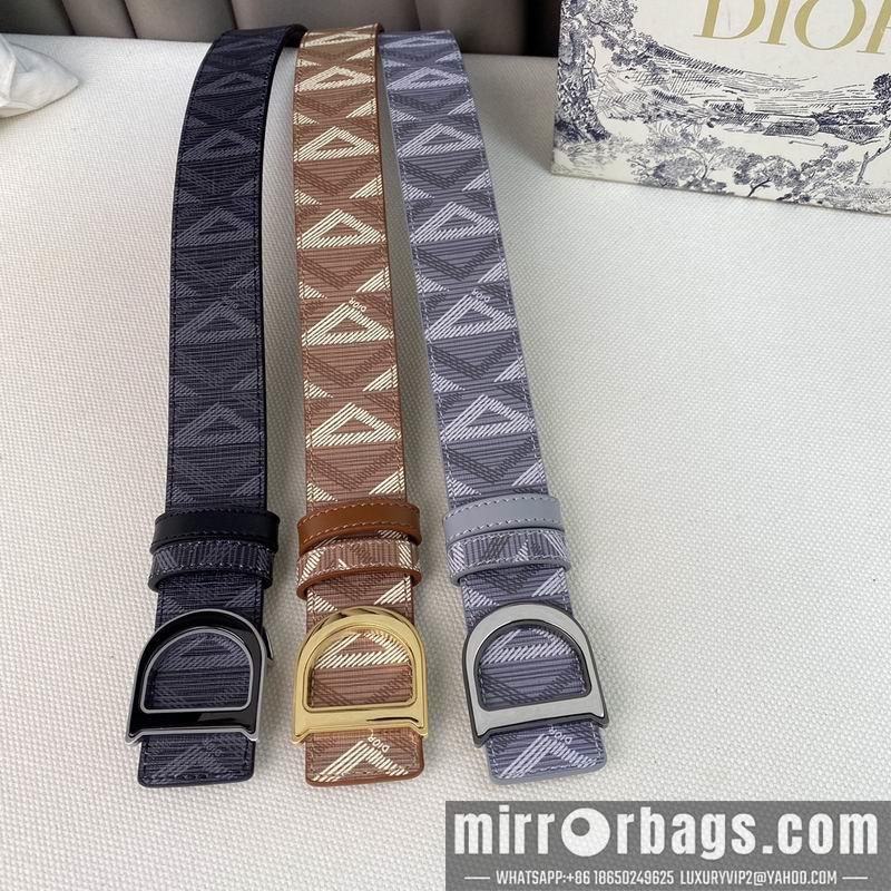 Dior belt 35mmX95-135cm 7D24