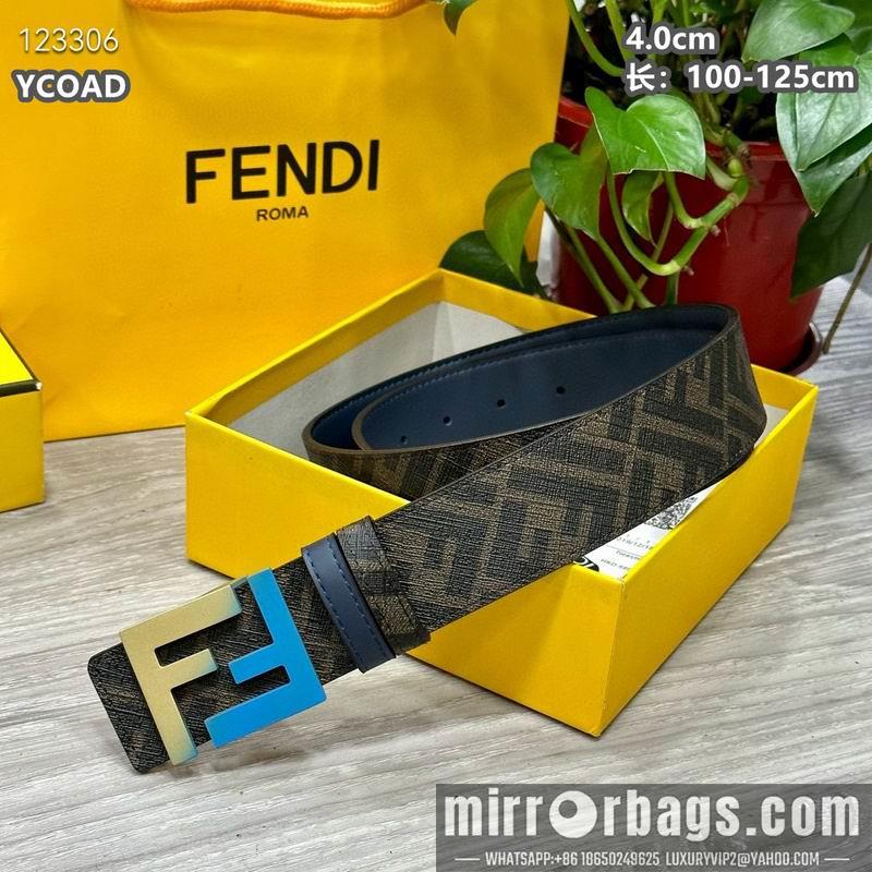Fendi belt 40mmX100-125cm 8L75