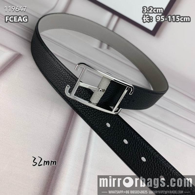 Hermes belt 32mmX95-115cm 8L040801