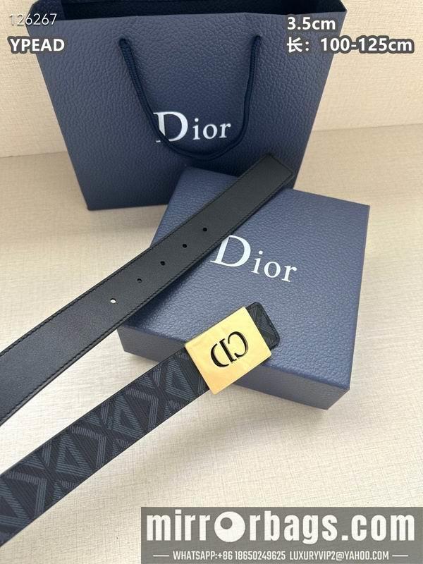 Dior belt 35mmX100-125cm 8L27