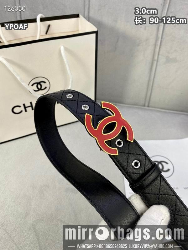Chanel belt 30mmX90-125cm 8L12