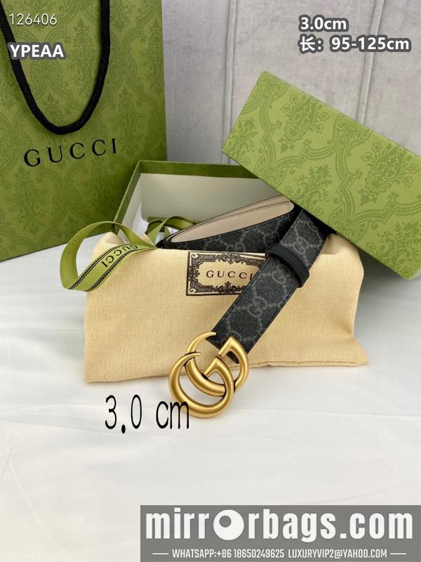 Gucci belt 30mmX95-125cm 8L20