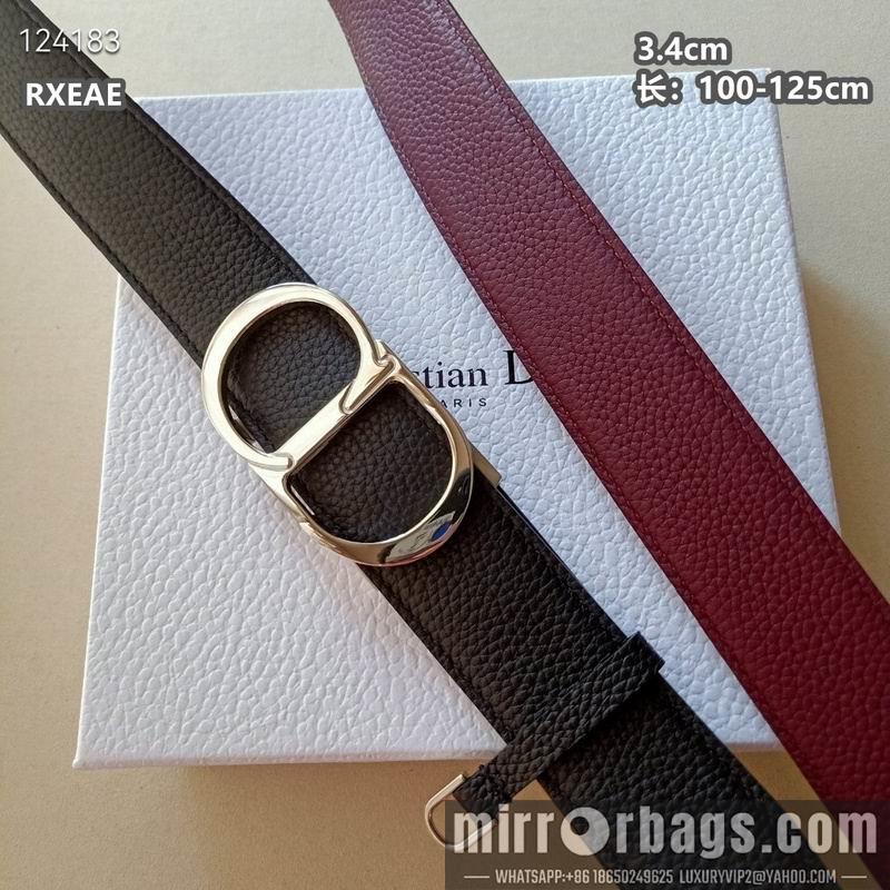 Dior belt 34mmX100-125cm 8L04