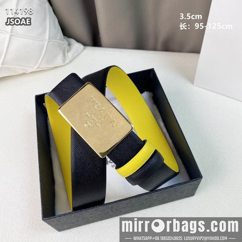 Prada belt 35mmX95-125CM 8L22