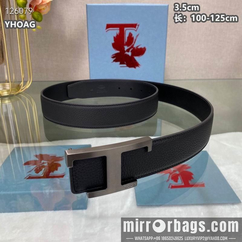 Tod's belt 35mmX100-125cm 8L07