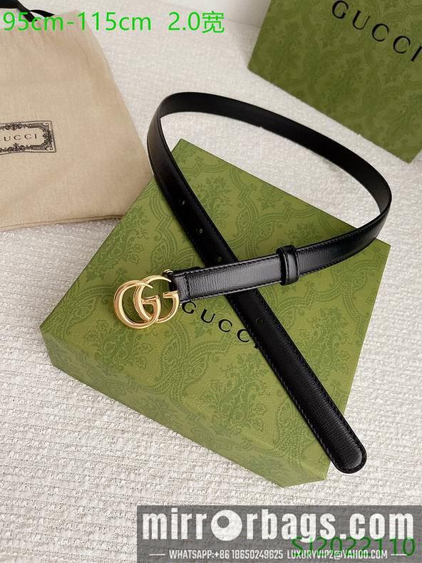 Gucci belt 20mmX95-115cm 7D02