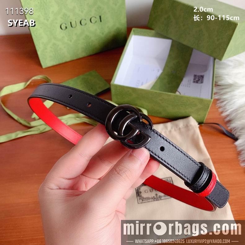 Gucci belt 20mmX90-115cm 8L10