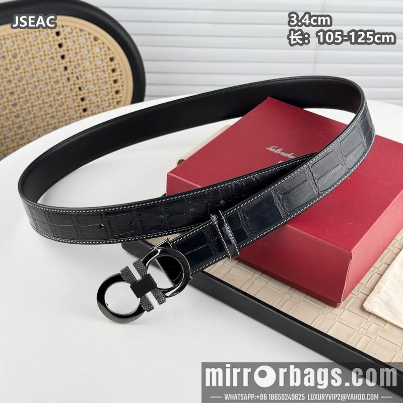 Ferragamo belt 34mmX105-125cm 8L13