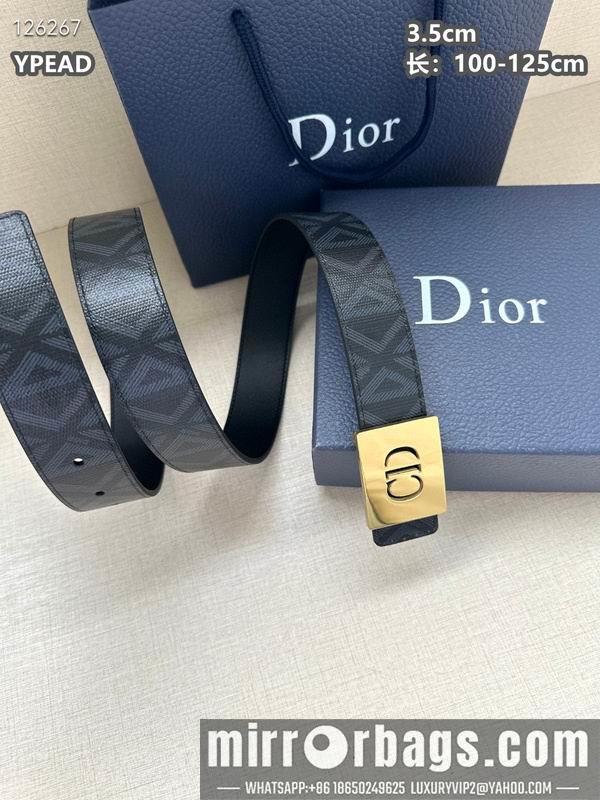 Dior belt 35mmX100-125cm 8L27