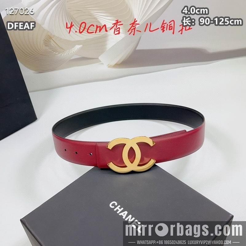 Chanel belt 40mmX90-125cm 8L01