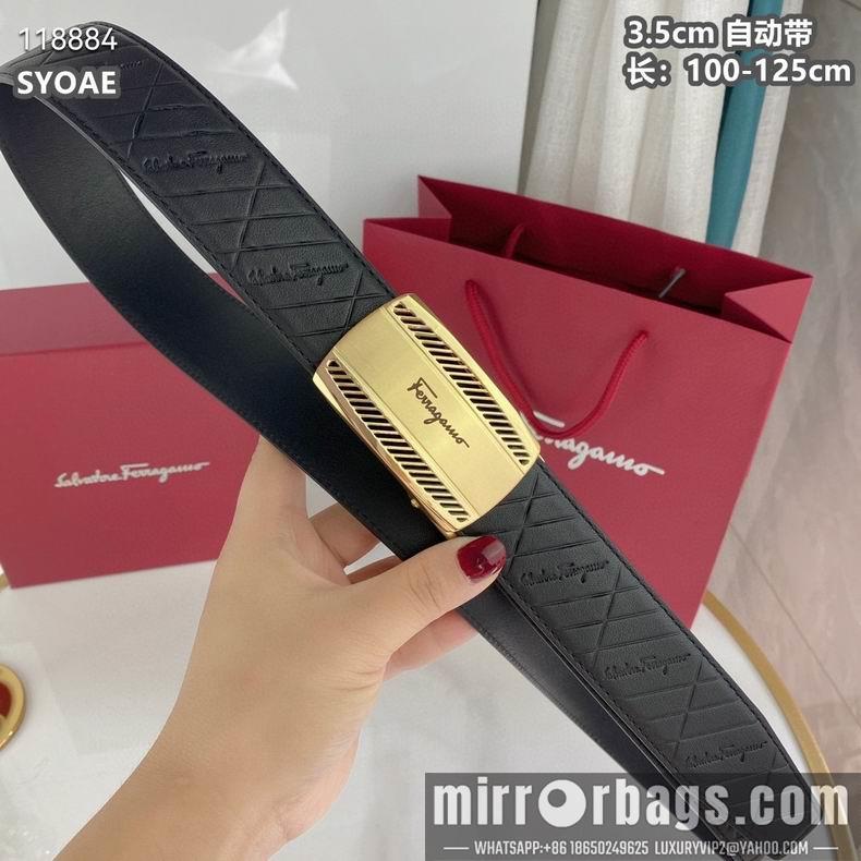 Ferragamo belt自动带 35mmX100-125cm 8L12