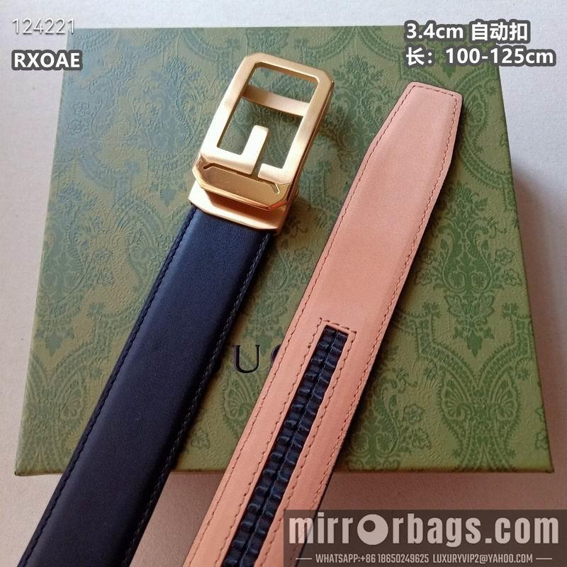Gucci belt 34mmX100-125cm 8L23