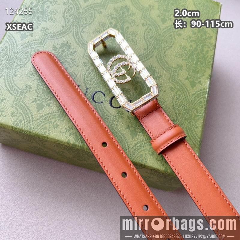 Gucci belt 20mmX90-115cm 8L17