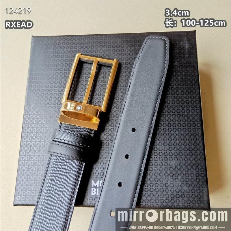 Montblanc belt 34mmX100-125cm 8L05