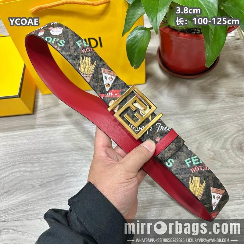 Fendi belt 38mmX100-125cm 8L33