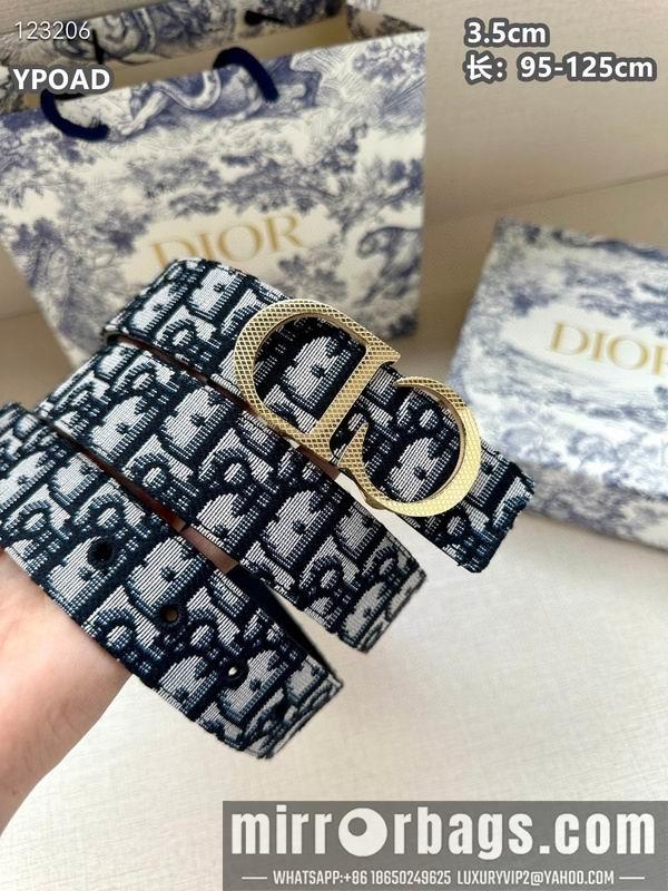 Dior belt 35mmX95-125cm 8L23