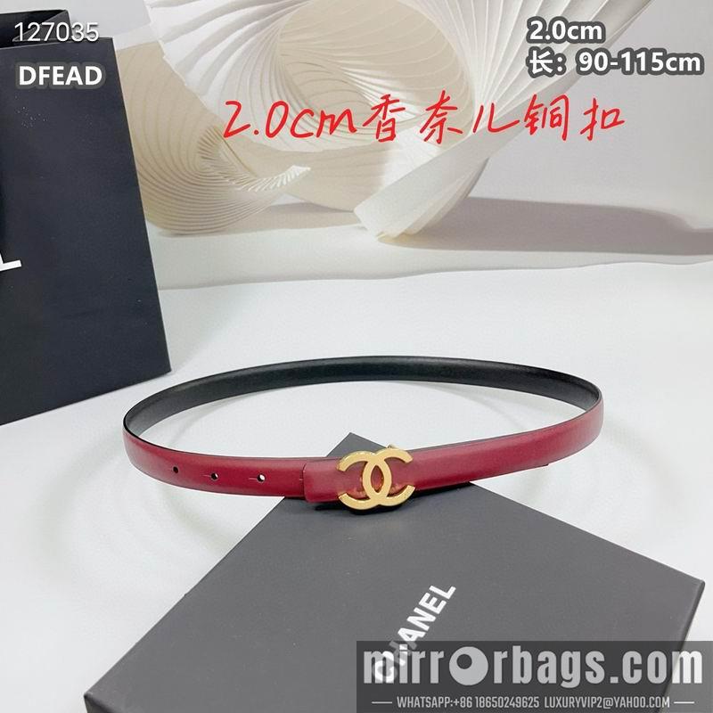Chanel belt 20mmX90-115cm 8L11